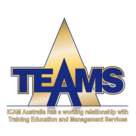 icam teams logo with text